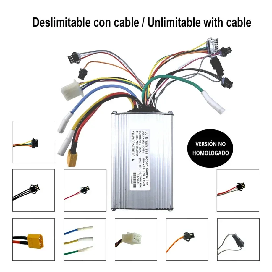 Controladora Smartgyro delimitable CON cable – Rockway PRO / Rockway / Speedway (48V-23A) – No homologada