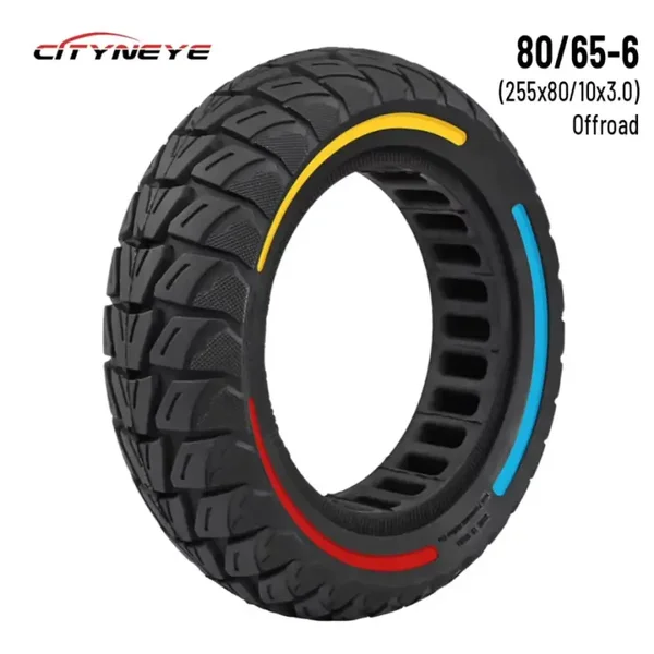 Rueda maciza 10×3,0/255×80 (80/65-6) 43MM [Cityneye]