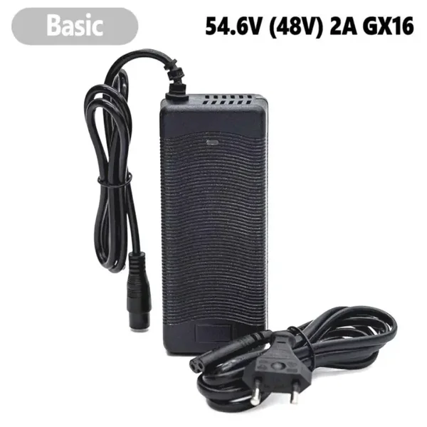Cargador 54,6V 2A (conector 3 Pines GX16)