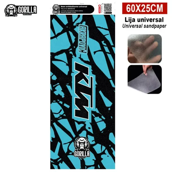 Base antideslizante universal KTM Turquesa 60×25 cm (compatible con Xiaomi, Smartgyro, Kukirin, Ecoextreme, Dualtron, Ninebot, etc)