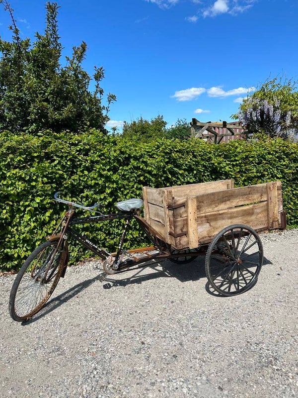 Te koop: Authentieke vintage bakfiets – rijdt nog perfect!