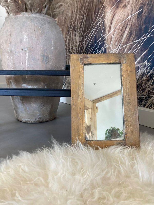 Brocante spiegel - 46 x 30 cm