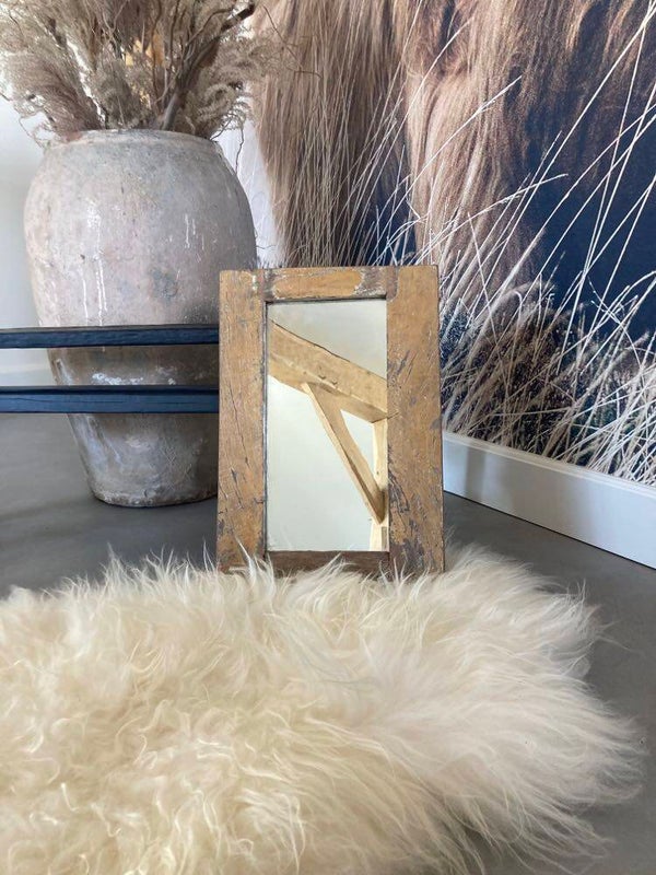 Brocante spiegel - 46 x 30 cm