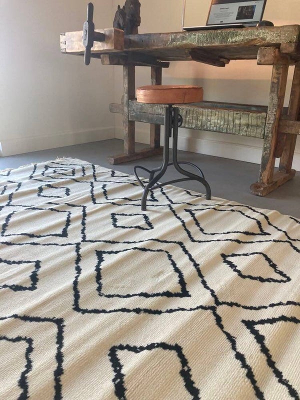 Vloerkleed Carpet Groove White van By-Boo - 160x230 cm