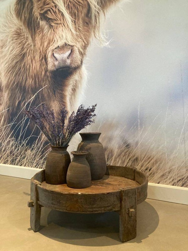 Chakki tafel afkomstig uit India - doorsnede 78 cm