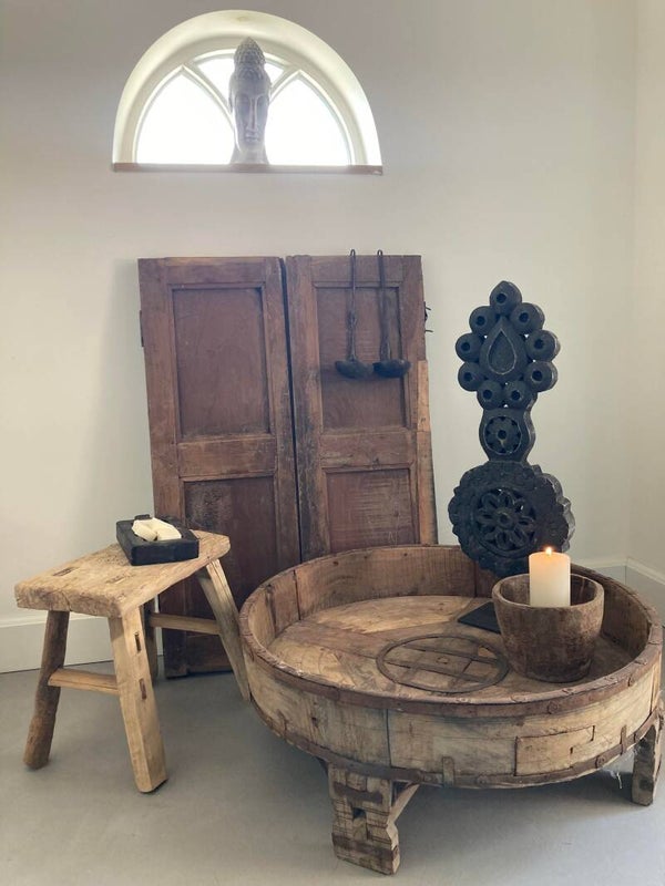 Chakki tafel afkomstig uit India - 70 cm