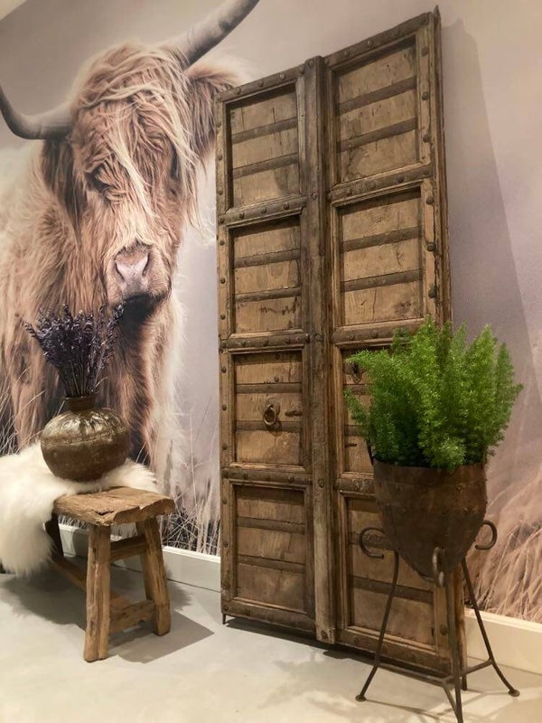 Hele mooie set deuren afkomstig uit India - 175x80 cm