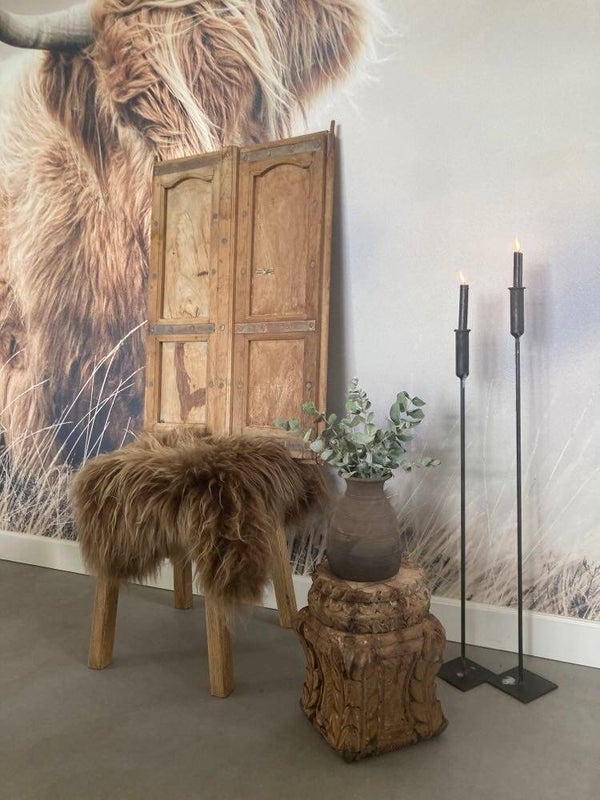 Hardhouten luik - 95x65 cm