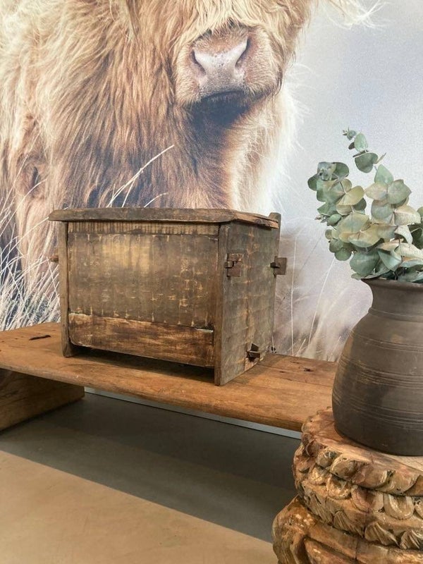 Antieke Himalaya kist - 60x35x40 cm