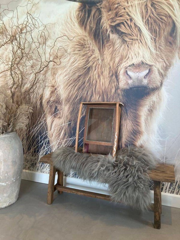 Houten vitrinekast/wandkast  - 50x40x23 cm