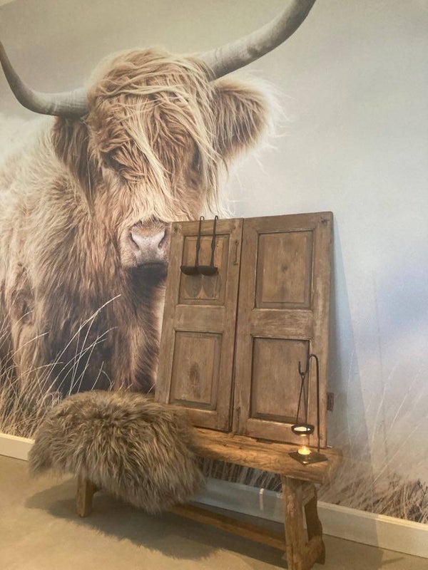 Set houten luiken - 91x38 cm