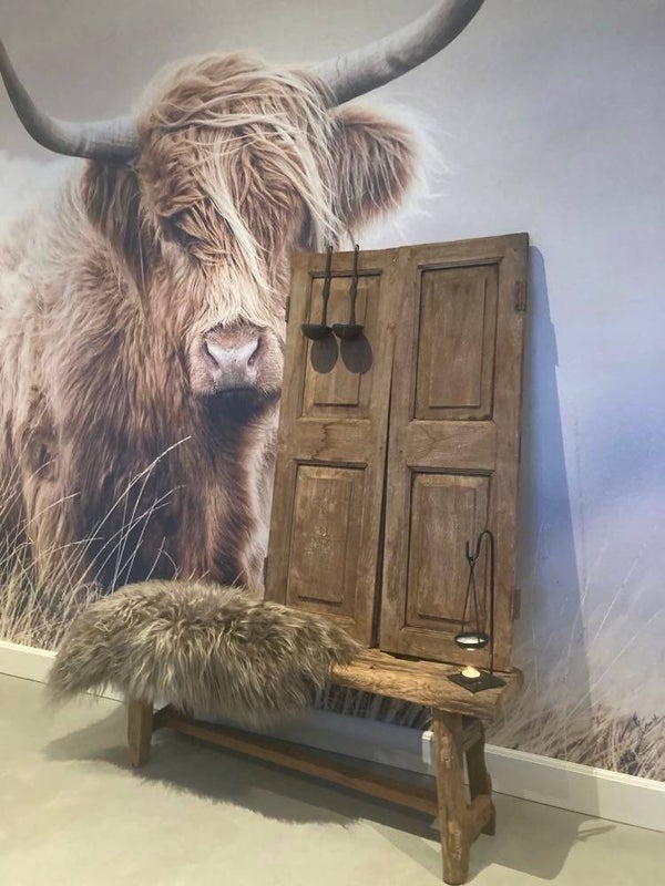 Set houten luiken - 110x35 cm