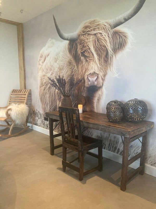 Originele markttafel uit India - 150x75x70 cm