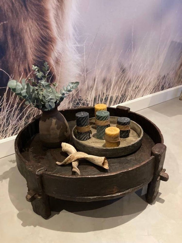 Stenen kaarsenplateau - doorsnede 40 cm