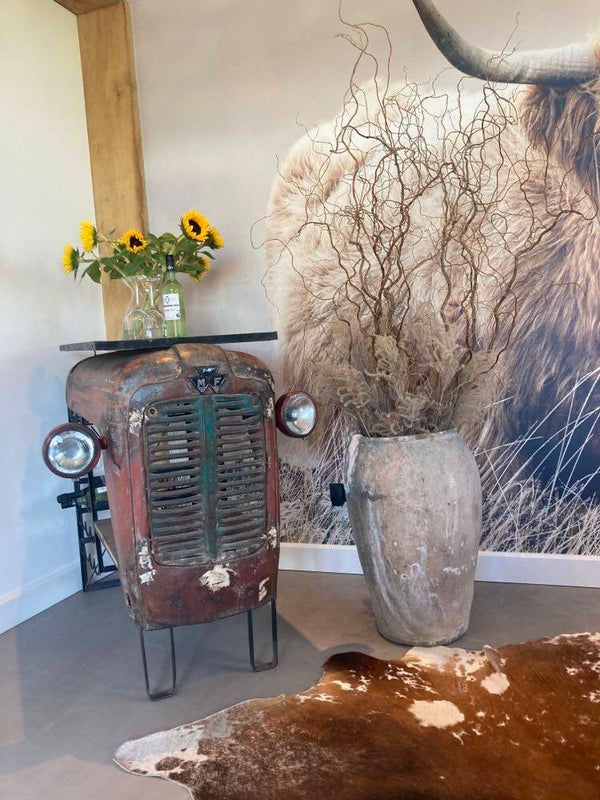 Unieke bar gemaakt van een tractor - ferguson