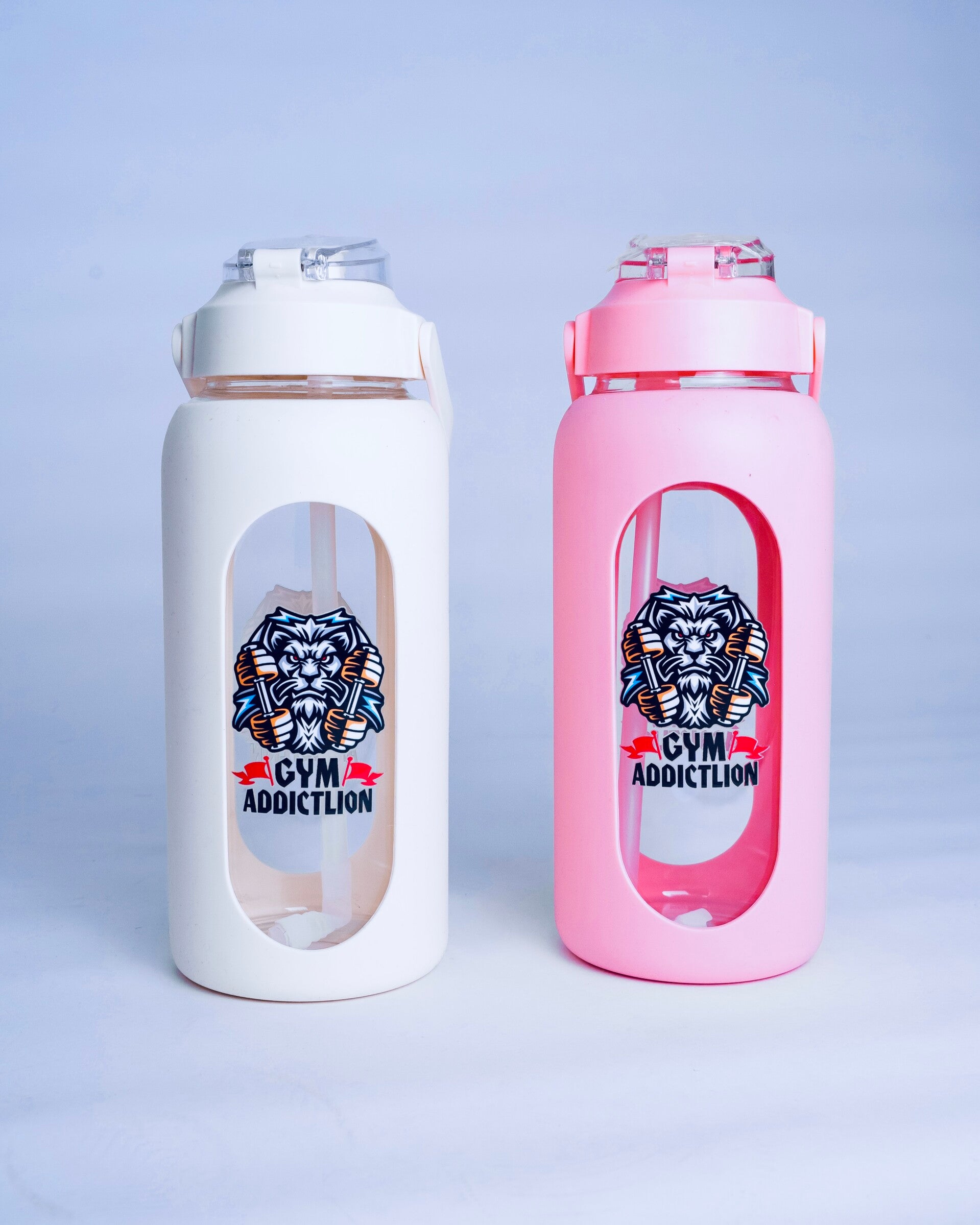 GymAddictLion® 2L Performance Bottle
