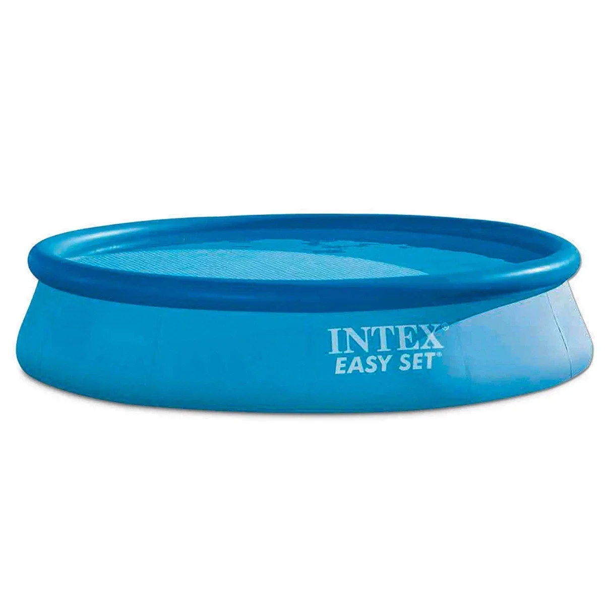Intex 28143NP – Piscina Fuori Terra Easy Set Rotonda, 7290 L, PVC, Azzurro, 396x