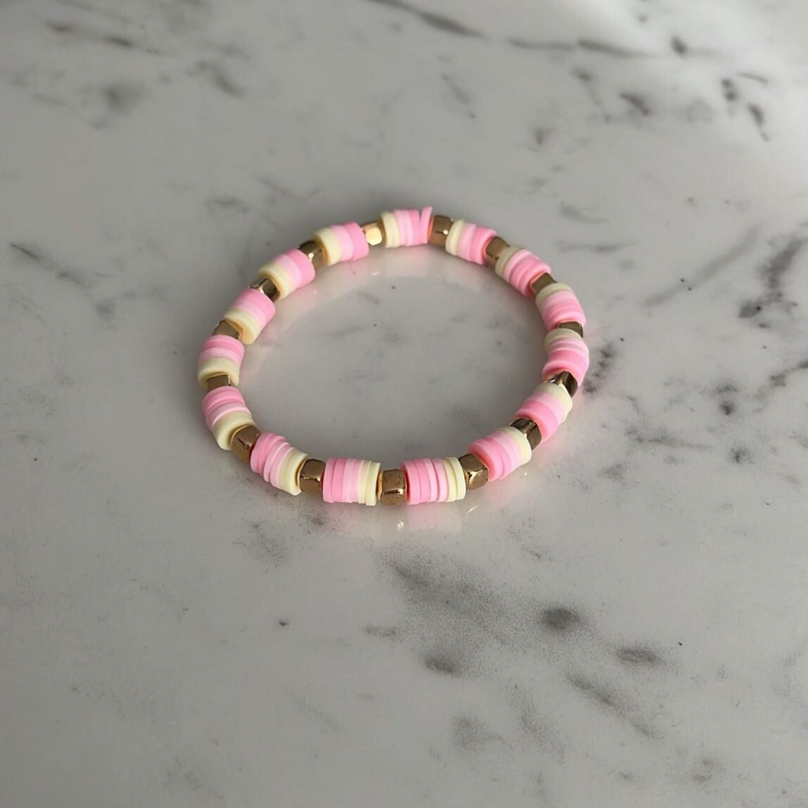 Pink gradient square Bracelet