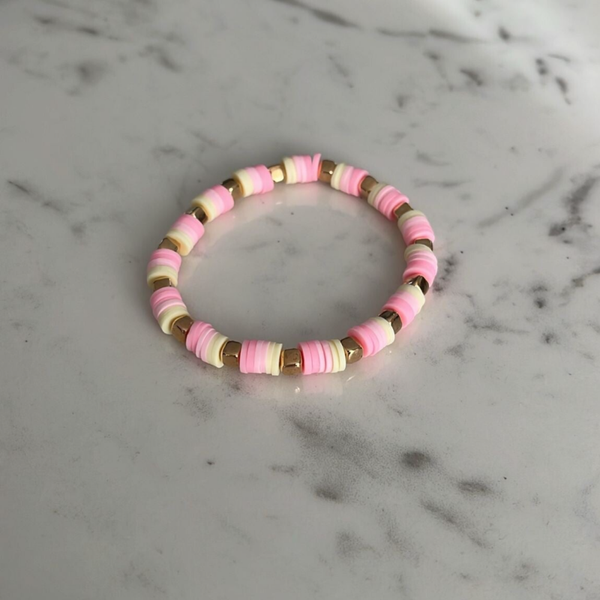Pink gradient square Bracelet