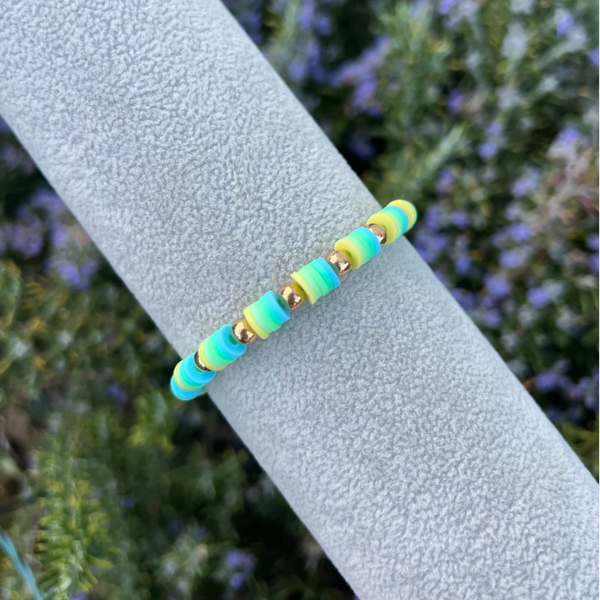 Gold Blue Gradient bracelet