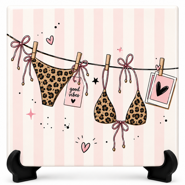 Good vibes trendy tegeltje