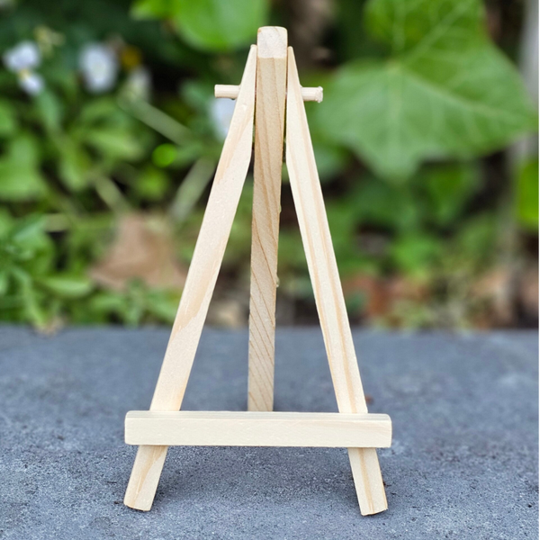 Houten Mini Schildersezel – Display Standaard voor Tegeltjes
