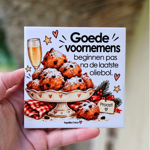 Kersttegeltje - Goede voornemens