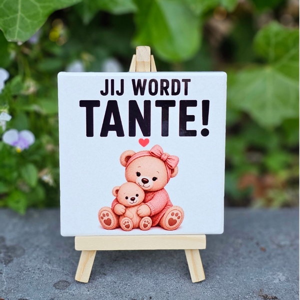 Jij Wordt Tante! - Tegeltje