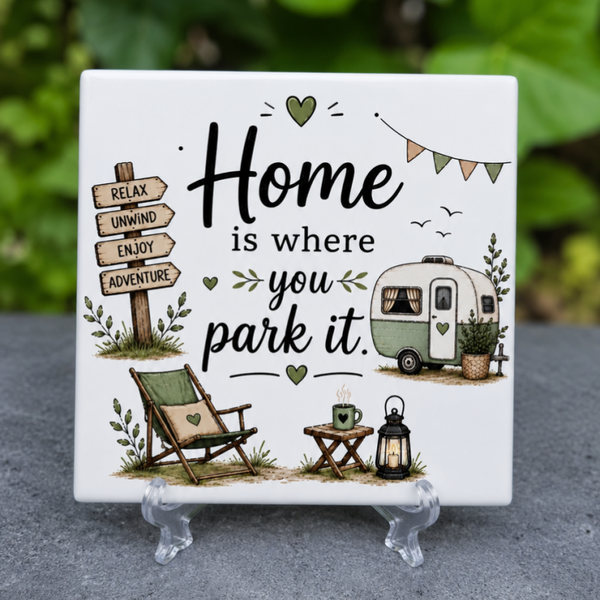 Home is where you park it - tegeltje