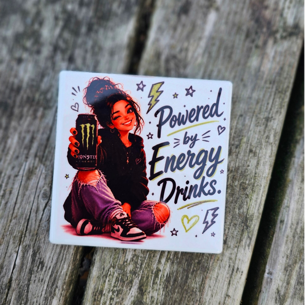 Powerd by Monster Energy - tegeltje