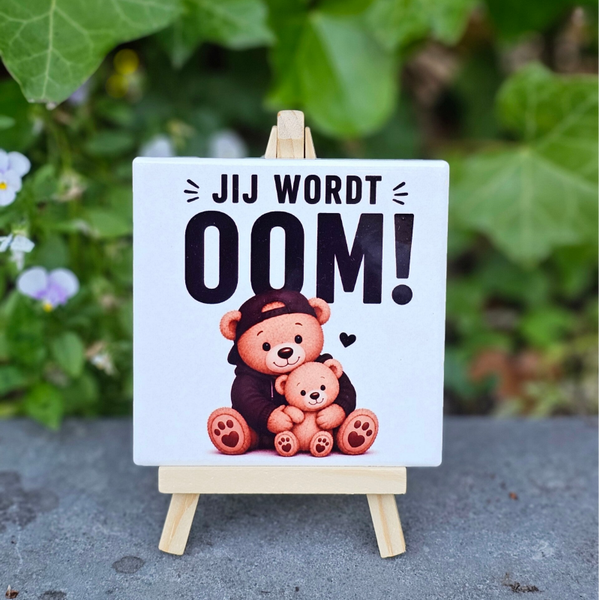 Jij Wordt Oom! - Tegeltje