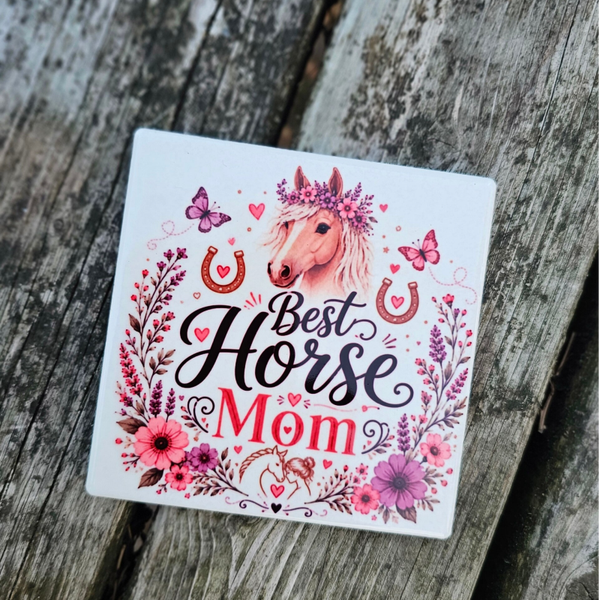B-KEUS - Horse mom tegeltje
