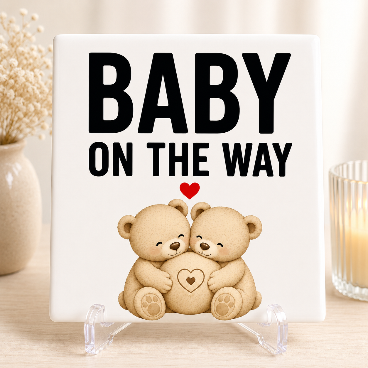 Baby On The Way - Tegeltje