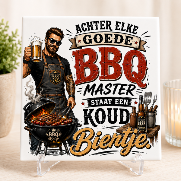 Tegeltje- BBQ