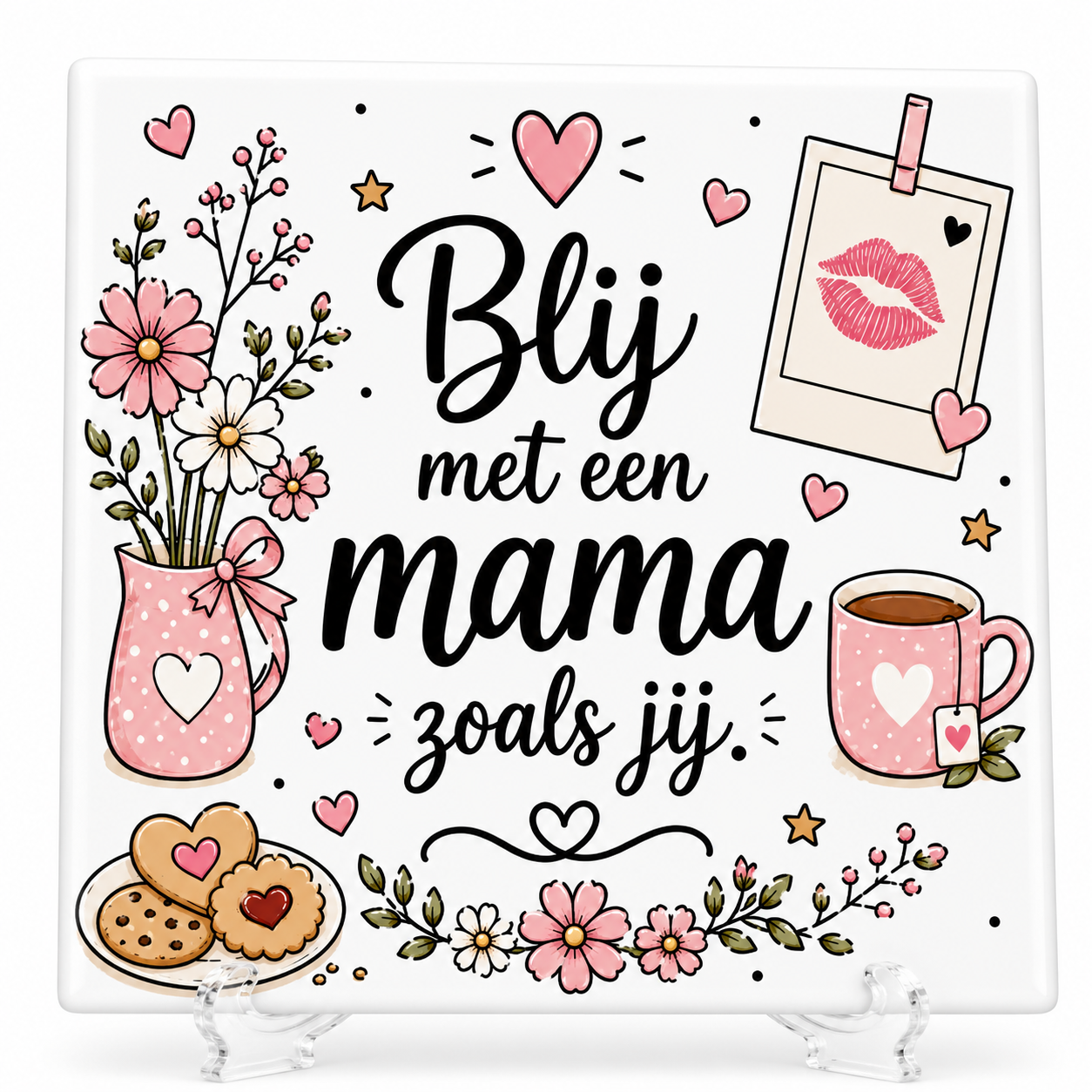 Blij met een MAMA als jij - Tegeltje