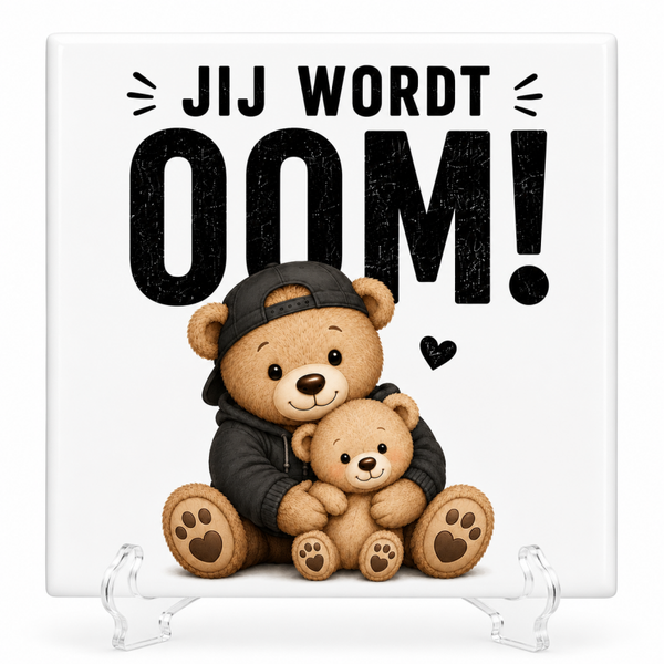 Jij Wordt Oom! - Tegeltje
