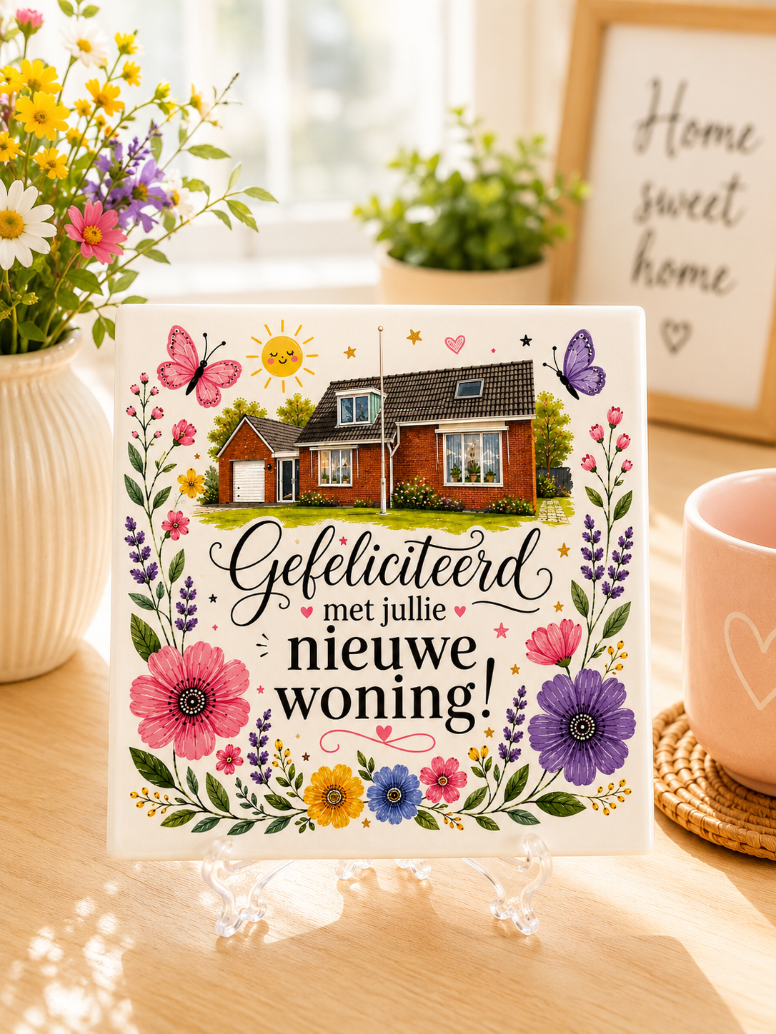 Tegeltje - Persoonlijk tegeltje met eigen woning