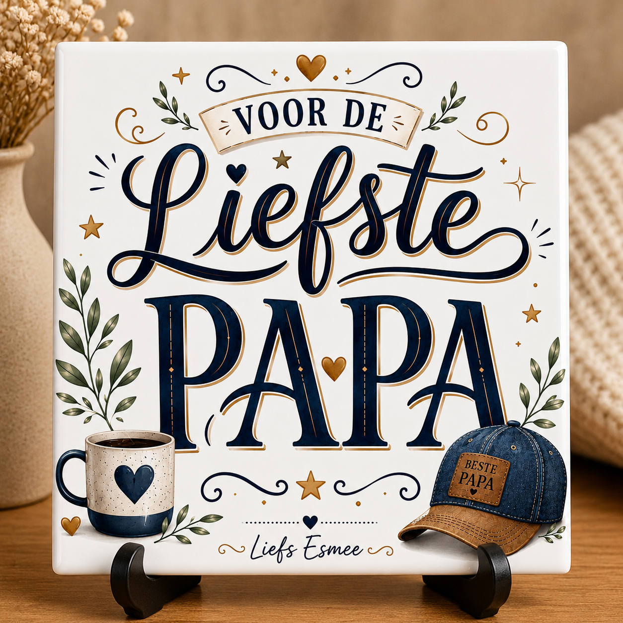 Tegeltje - Vaderdag (met eigen naam)