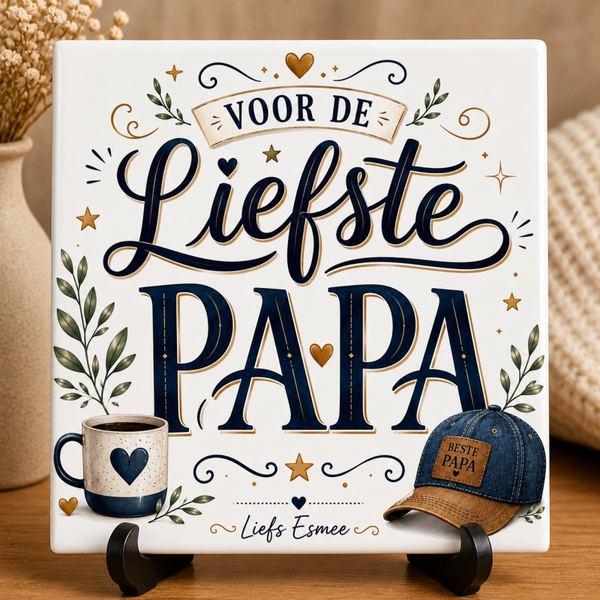 Tegeltje - Vaderdag (met eigen naam)