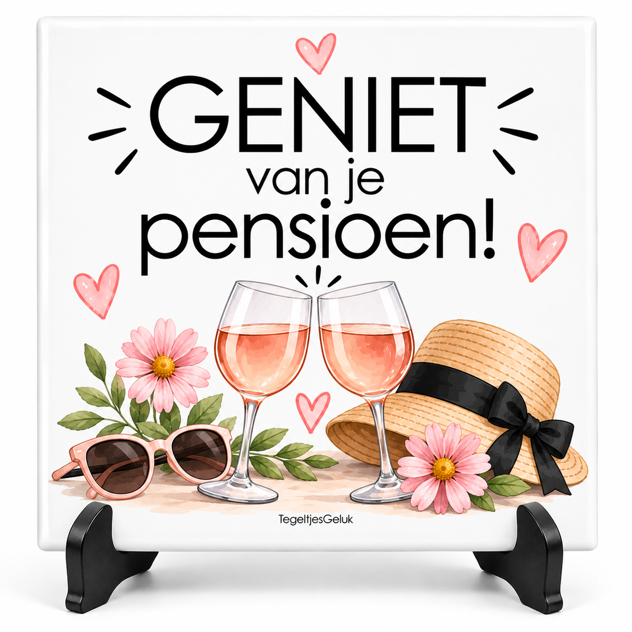 Pensioen tegeltje - Geniet van je pensioen