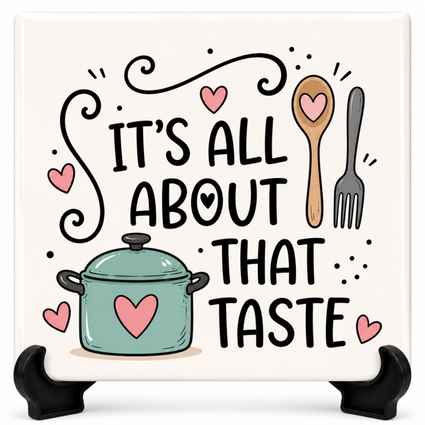 It's All About That Taste -Tegeltje