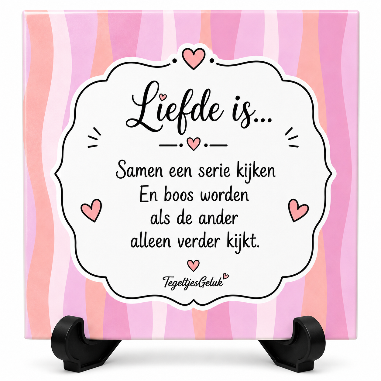 Liefde is tegeltje - Samen een serie kijken