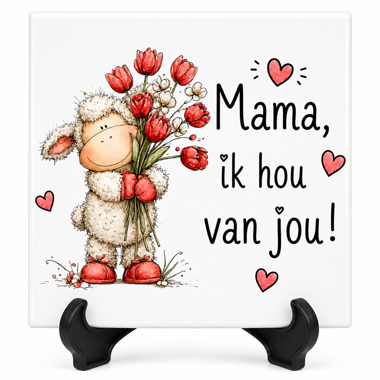 Familie tegeltje - Mama ik hou van jou!