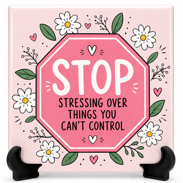 Stop Stressing - Tegeltje