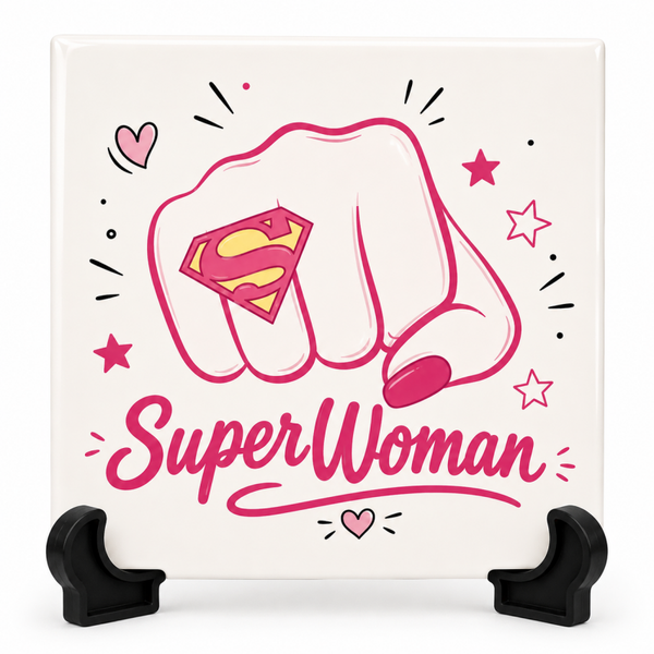 Superwoman - tegeltje
