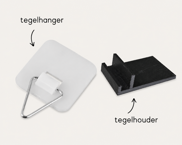 Tegelhouder & Tegelhanger voor tegeltjes