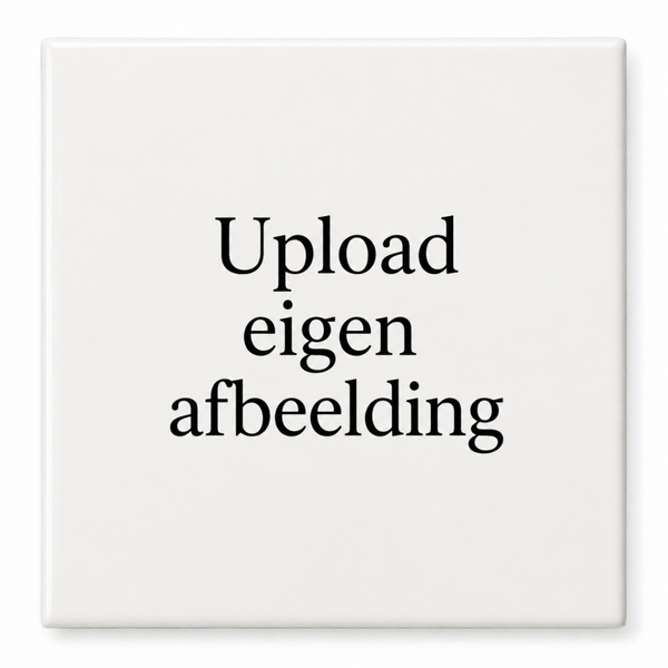 Eigen foto op een tegeltje