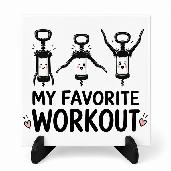 My Favorite Workout - Tegeltje