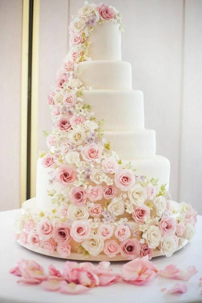 Gateau de mariage 6 étages 100 personnes