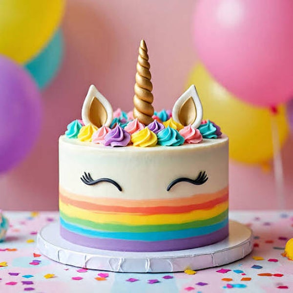 Gâteau d anniversaire licorne pour 15 personnes